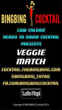 BINGBING Cocktail Veggie Match游戏截图4