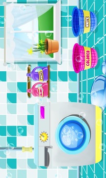 Kids Laundry Wash & Clean Up游戏截图4