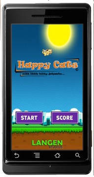 Happy Cats Jetpack游戏截图1