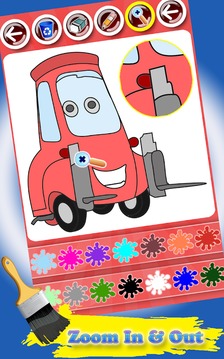 My Lightning Cars Coloring Pages for Kids游戏截图2