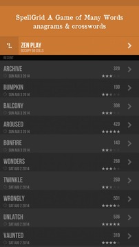 SpellGrid : Boggle + Scrabble游戏截图5