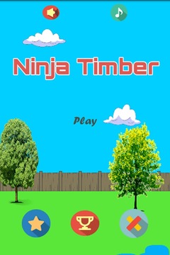 Ninja Timber游戏截图2