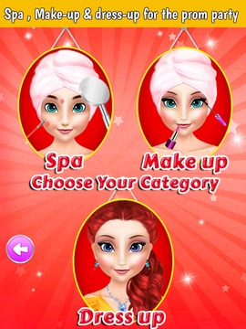 PROM NIGHT GIRL MAKEOVER GAME游戏截图2