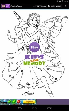 Fairies Memory Game For Kids游戏截图4