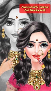 Indian Wedding Bride Makeover游戏截图5