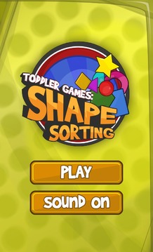 Toddler games: Shape sorting游戏截图1