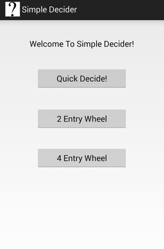 Simple Decider游戏截图1