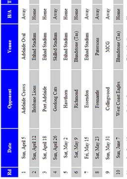 NMFC Footy Fixture 2015游戏截图2