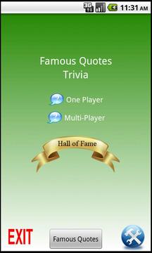 Famous Quotes Trivia Free游戏截图1