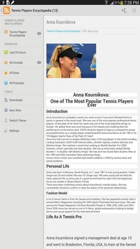 Tennis Players Encyclopedia游戏截图3
