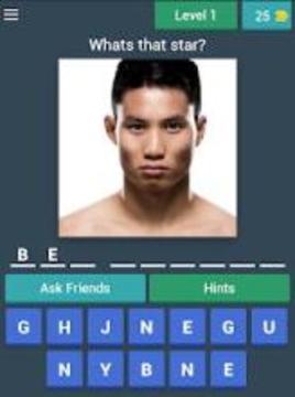 GUESS THE STAR OF UFC游戏截图4