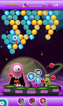 Alien Blaster: Bubble Shooter游戏截图1