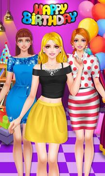 Birthday Party: Dress Up Salon游戏截图4