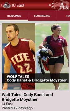 IU East Red Wolves Athletics游戏截图3