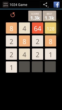 1024 Number Puzzle Game游戏截图5