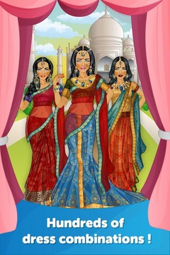 Indian Bride Dress Up Makeover游戏截图2