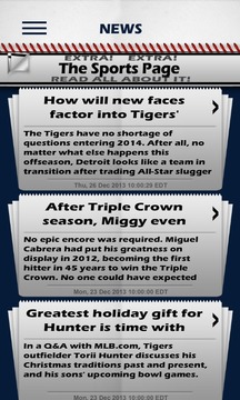 Baseball Pocket Sked - Tigers游戏截图2