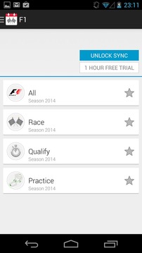 Formula 2014 Race Calendar游戏截图2