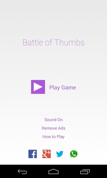 Battle of Thumbs - Free游戏截图1