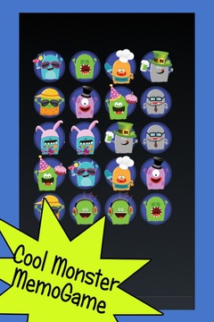 Monster Memo and Puzzle Game游戏截图2