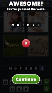 4 Pics 1 Word (Helper)游戏截图3