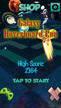 Galaxy Hoverboard Run游戏截图1