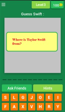 Taylor Swift Trivia Quiz游戏截图4
