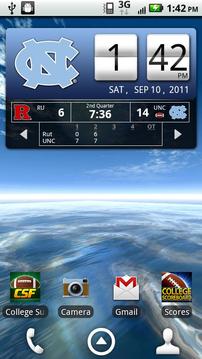 UNC Tar Heels Live Clock游戏截图1