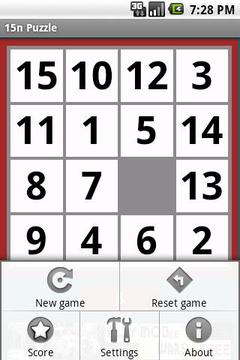 15n Puzzle Game游戏截图2