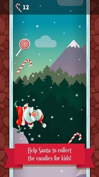 Running Santa - Candy climb游戏截图1