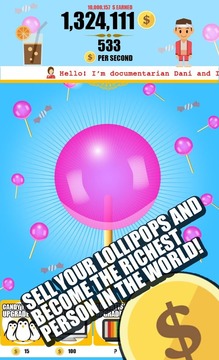 Lollipop Shop - Clicker Empire游戏截图1