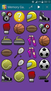 Sports 1, Memory Game (Pairs)游戏截图5