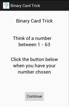 Binary Card Trick游戏截图1