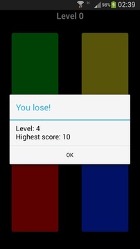 Simon brain training game游戏截图2