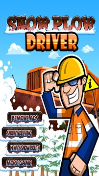 Snow Plow Truck Driver FREE游戏截图3