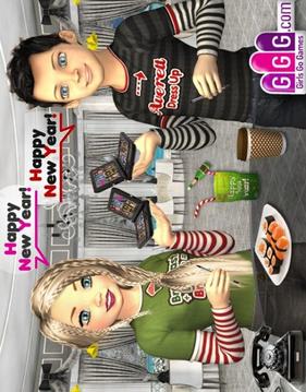 DressUp New Year Game游戏截图2