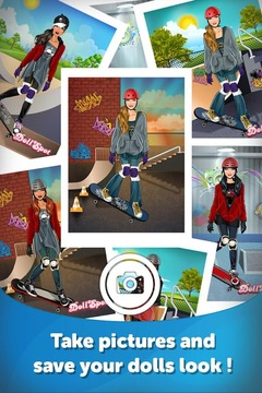 Skater Girl Dress Up Makeover游戏截图3