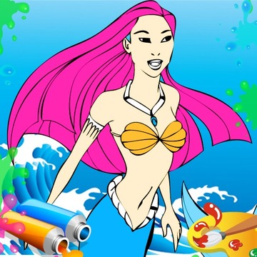 Mermaid Kids Coloring游戏截图5