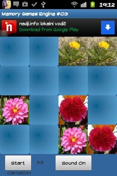 Memory game - Flowers游戏截图1