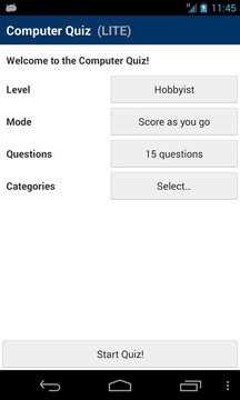 Computer Quiz LITE游戏截图1
