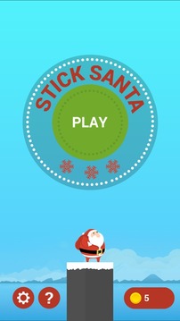 Stick Santa - one tap game游戏截图1