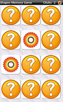 Shapes Memory Game游戏截图2