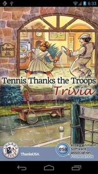 Tennis Thx the Troops Trivia游戏截图1