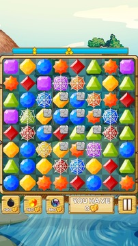 River Jewels - Match 3 Puzzle游戏截图3