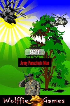Army Parachute Man游戏截图1