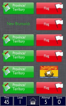 Canada Provinces Geo Memory游戏截图3