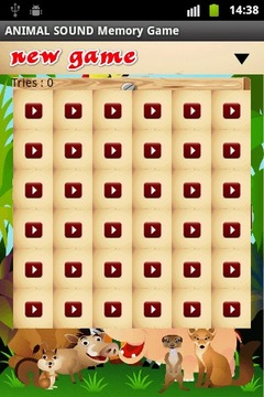 Zvieracie zvukové pexeso游戏截图3