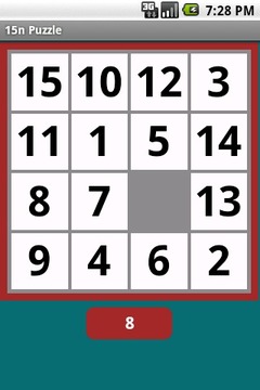 15n Puzzle Game游戏截图1