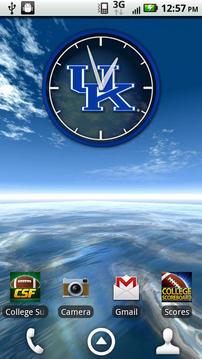 Kentucky Wildcats Live Clock游戏截图4