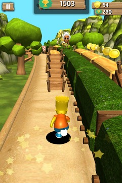 Bart Simpson Run Jungle游戏截图1